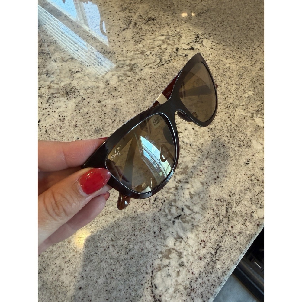 Maui Jim Sunglasses MJ 448-01 52-20-143 ANUENUE Translucent Rootbeer - Picture 3 of 5
